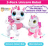 2pk Set (1) (1) Power Your Fun Robo Pets Unicorn Toy - Unicorns Gifts for Girls and Kids Unicorn Robot STEM Toy