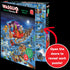 24 54 -100% Wasgij Christmas Advent Calendar, Look Out Below! - Days of Puzzles, Don't Puzzle What You See