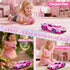 Tqeieu Car,2.4GHz 1:18 3 4 5 6 7 8 9 10 11 12,Girls 3-12 Unicorn RC Car for Girls, Rainbow Glow & Drift Wing Remote