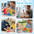 134PCS Set,Magnetic 3D Anbalulu Magnetic Building Tiles, Large Magnet Building Blocks, STEM Stacking Toys, Magnets Toy
