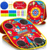 MENG YANG 3-in-1 3 4 5 6 7 8-12 Spider Bean Bag Toss Game for Kids Cornhole Board Outdoor Toys for Toddlers, Family Fun