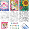 Pack Paint by Numbers Kit for Kids | 10*8" Color by Numbers for Kids Framed Canvas with 17 Acrylic Paint Pots and
