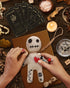 Umakeadeal Set 7 Dammit Voodoo Doll Include Spell Cards and Pcs Stress Relief Pins, Creepy Ghost Doll for Halloween