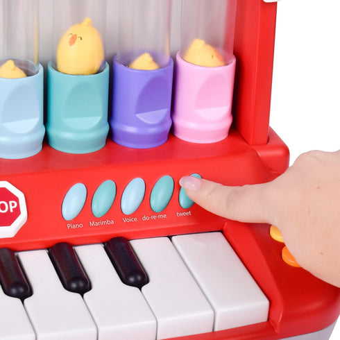 Musical Farm Animals Keyboard with Light-Up Piano, Silly Sounds & Learning Songs for Infants 6+ Months