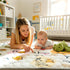 50" 50" ENVTEK Baby Play Mat for Floor Playpen - X Playpen Mat,Thick One-Piece Crawling, Odorless Floor Mat, Non-Slip