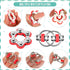 3 Pieces Handheld Mini Sensory Fidget Toy Set - Includes Roller Chain and Key Flippy Chain for Stress Relief