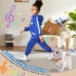Ylpaprm Set Walking Cat Interactive Talking Toy Kitten Repeat What You Say Robot Cat Toy for Girl Singing Dancing Touch