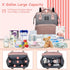 LHDYMXYN Backpack Pack 3 Diaper Bag with Changing Station, Pink Baby Girls Diaper Bag for Mom, Large Travel Baby