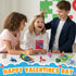 Qumic 30 PACK 312, 120 Valentines Day Cards for Kids School - Dinosaur Building Block Valentines with Dinosaur