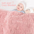 Hahafelt 6 Pack 30 40 Inches Cozy Baby Fleece Blanket Bulk Heart Checkered Baby Blanket x Soft Fuzzy Throw Blankets