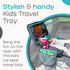 BE Family Travel Kids Car Seat Travel Tray, Car Accessories for Children, Car Seat Snack Tray, Traveling Essentials