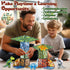 Magnetic Tiles Dinosaur Toys for Kids 3-5, Magnet Building Blocks for Boys Ages 2-4, Educational for Toddlers 1-3, STEM