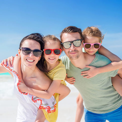 GINMIC Kids Sunglasses Bulk, 24 Pack Neon Sunglasses for Boys and Girls, Great Gift for Birthday Party Supplies