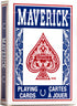 Maverick Playing Cards - Standard Index, Red and Blue - 12 Pack