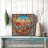 PICKFORU 1000 Piece Stained Glass Flower Puzzles for Adults - Colorful Floral Art