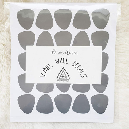Vieli Arte Hand Drawn Triangles Wall Vinyl Sticker Decal - 67 pcs Adhesive Tribal Triangle for Kids Bedroom Decor
