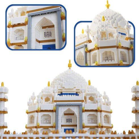 dOvOb Micro Mini Blocks Taj Mahal Building Model Set, 4000 Pieces Toys for Kids and Adults