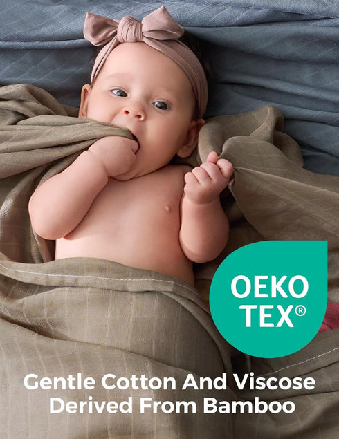 Soft Muslin Swaddle Blankets for Infants - Perfect for Boys and Girls