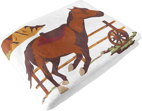 Country Sweet Jojo Designs Wild West Cowboy Boy Milestone Blanket Monthly Newborn First Year Growth Mat Baby Shower