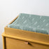 Babyletto Changing Pad Cover, 100% Quilted Organic Cotton, GOTS-Certified, Ultra-Soft Muslin - Ocean Waves, Fitted 360°