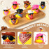 36 Set Summer Sosation Cowboy Rubber Duck Mini Yellow Duckies Bath Toy Tiny Ducks Bathtub Toy with Cowboy Hat Paisley