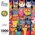 Cross & Glory Puzzles: Rainbow Whiskers - Whimsical Cat 1000 Piece Jigsaw Puzzle for Adults, Eco-Friendly, with Satin Finish for Reduced Glare