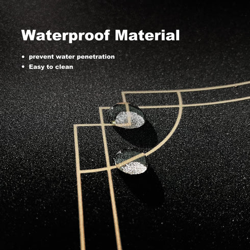 70 35 Inch 8 YUZPKRSI x Texas Hold'em Poker Mat Waterproof, Players Poker Table Mat Water Repellent, Portable Poker