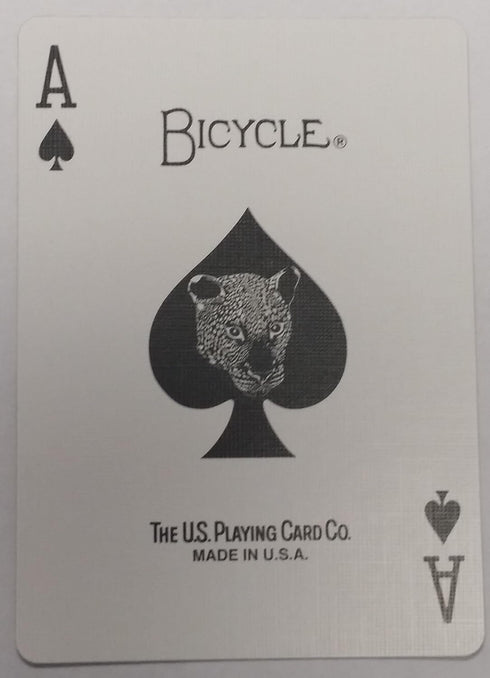 Bicycle Leopard Deck Playing Cards with Leopard Skin Back Design