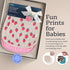 Set 2 100% Itzy Ritzy of Baby Burp Cloths Ultra-Soft Absorbent Burping Cloths for Babies - Made of Cotton Muslin