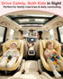 Wkzay 1080P 2-Kids: 6.9 Inch 2 5-Mins 360 HD Dual Baby Car Camera for Split Display with Night Vision Carseat Cameras