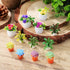 IMIKEYA Miniature Dollhouse Plant Flowers, 12pcs Potted Plants & Fake Greenery for Dollhouse Decor