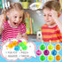 60 Sotiff Pcs Light up Ball Spiky LED Bouncy Ball Flashing Squeaky Multicolor Puffer Toy Rubber Sensory Toy Carnival