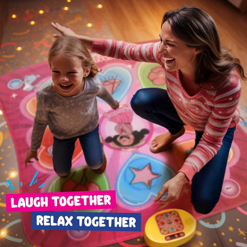 Play22 5 3-12 Dance Mat for Kids - Best Birthday Gifts for Girls & Boys Electronic Dance Game Toy for Kids, Adjustable