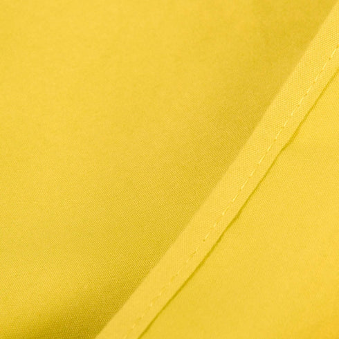 BEDSUM Microfiber 2 Pack Toddler Fitted Crib Sheets, Super Soft Cozy Baby Sheets, 28x52 Inches, Yellow
