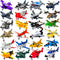 Liberty Imports Pull Back Airplanes Toys Vehicle Playset, Variety Pack of Helicopters,