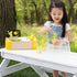 Set, Set 3+ Fat Brain Toys Pretendables Lemonade Time Pretend Play Food Lemonade Stand for Kids with Storage, Great