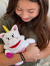 The Tooth Brigade Book and Sprinkles Unicorn Tooth Fairy Pillow Bundle - Interactive Set with 8" Plush Toy and