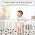 Sweet Jojo Designs Brown Cow Print Baby Boy Fitted Mini Crib Sheet for Western Collection