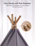 besrey Teepee Tent for Kids with Light & Mat, Toddler Tents Indoor Play Tent Playhouse, Toddler Tipi Cotton, tee Pee