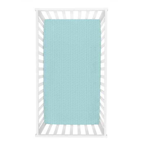 Cozy Trend Lab Fitted Crib Sheet - Leaves Design for a Nursery