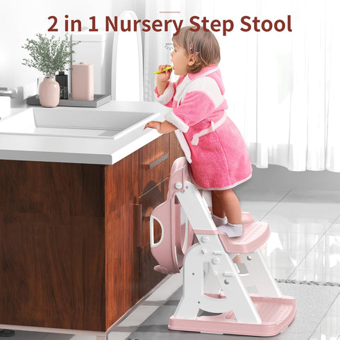 MeuLife 2 1 Potty Training Seat, Upgrade in Potty Training Toilet for Toddler, Toddler Toilet Seat for Boys Girls