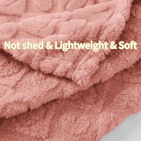 Yagle Mate 4 3040 Pcs Baby Blankets,Fleece Checkered Blanket, Fluffy Small Crib Blankets for Girls, Toddler Receiving