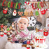 Cookies and Cocoa Party Decorations, Cookies and Cocoa Banner Snowflake Snowman Gingerbread Man Garland Cake Topper