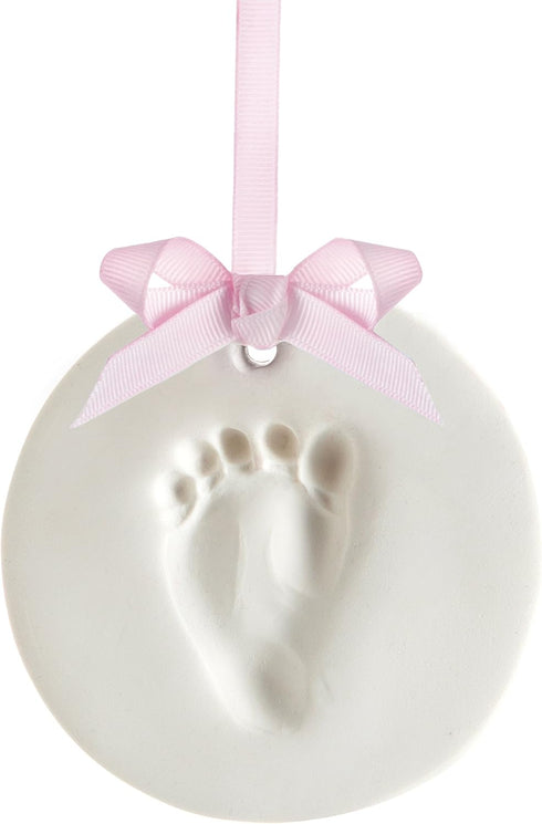 Pearhead My First Christmas Ornament Baby Handprint or Footprint Kit, DIY Clay Keepsake, Gift for New and Expecting