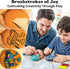 6-12, Awsoo Glow in The Dark Rock & Shell Painting Kit Arts and Crafts for Kids Ages Kids Craft Paint Kit, Art Supplies