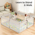 6959in) ZEEBABA Extra Large Baby Playpen - Playpen for Babies and Toddlers, Play Pen with Gate, Play Yard Baby Fence