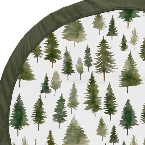 Tummy Sweet Jojo Designs Sage Green Woodland Boy Girl Gender Neutral Unisex Baby Play Mat Time Activity Toddler Floor