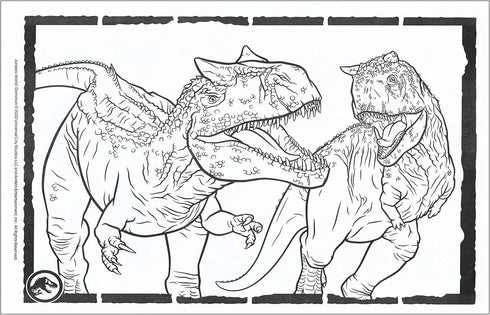 Jurassic World Jumbo Coloring and Activity Book - 64 Pages of Fun