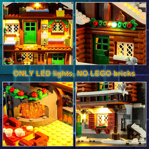 Vaodest LED Light for Lego 10325 Alpine Lodge Set - Compatible Design for Model 10325 (LED Light Only)