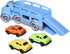 Green Toys Car Carrier, Blue CB - Pretend Play, Motor Skills, Kids Toy Vehicles. No BPA, phthalates, PVC. Dishwasher
